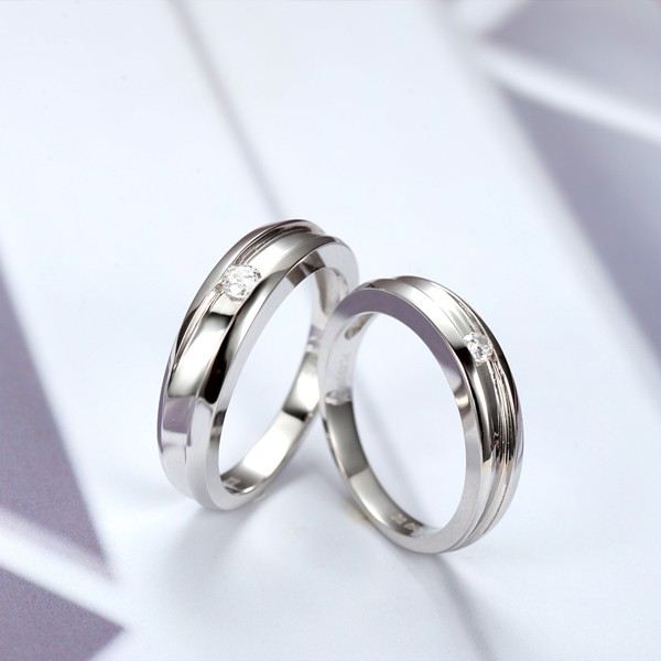 Antioxidations Och Slitstarka Platinerade 925 Sterlingsilver Parringar
