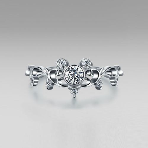 Inspirerad 925 Sterling Silver Damring Lillfingerring