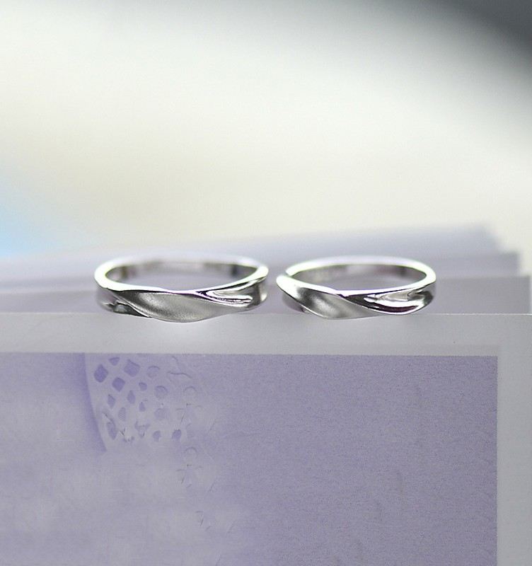 Original Böj Yta 925 Silver Parringar