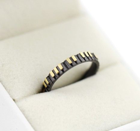Original Design Musik Av Kärlek S925 Sterling Silver Älskare Par Ringar