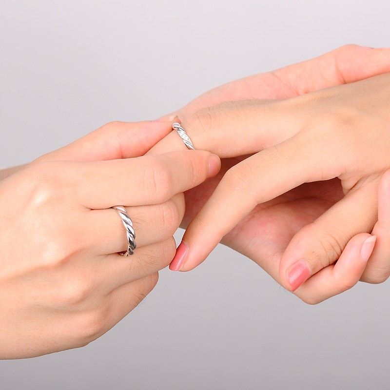 Original Design Twist Ring Yta 925 Silver Parring