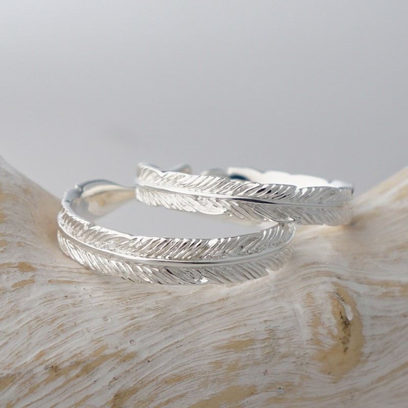 Original Fin Fjäderstruktur 925 Sterling Silver Seiko Carving Öppnande Parringar