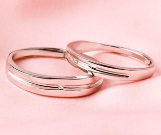 Originaldesign Kedjor Av Kärlek Sterling Silver Älskare Par Ringar