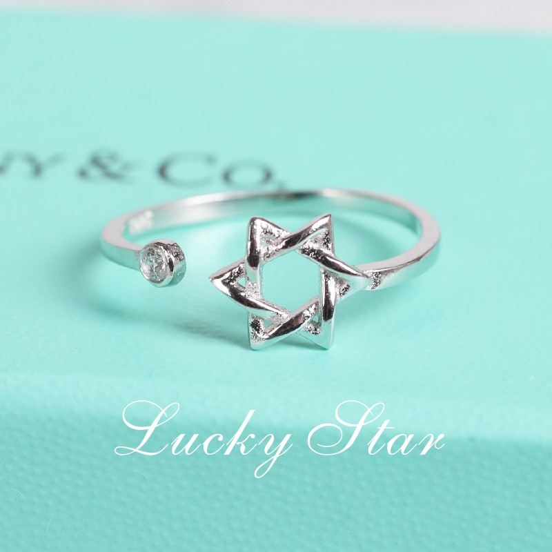 Sterling Silver Stjärna Ring