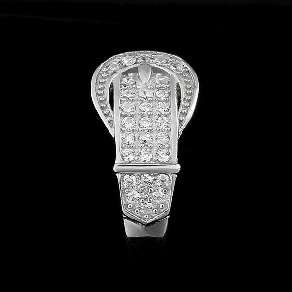 Unik Design 925 Sterling Silver CZ Ring För Dam