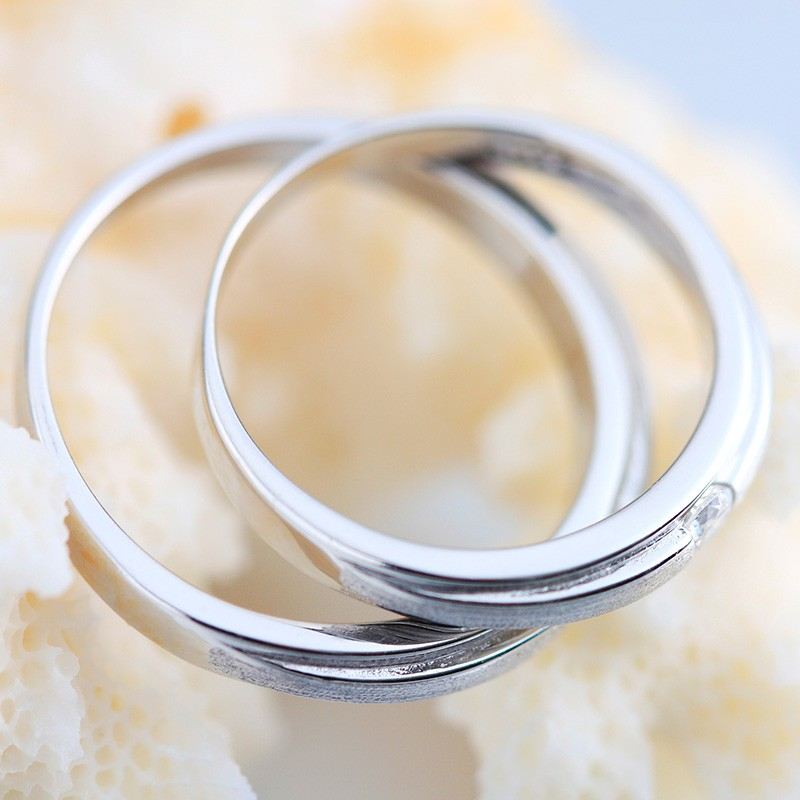 Utsökt Matt 925 Sterling Silver Inlagda Kubiska Zirkonium Parringar