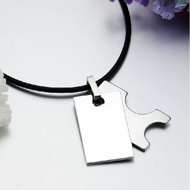 Gravyr Herr Volfram Stål Halsband